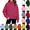 02-Watermelon Red girls sweatshirt, variant on ersvoioy Girls Sweatshirts 7-8 Zip Up Stand Collar Long Sleeve Thumb Holes Sweatshirts with Pockets Kids Fall Winter Long Sleeve Jacket Fashion School Preppy Clothes
