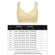 thumbnail image 2 of Conjunto de lencería Sujetadores de cierre fácil para mujer, sujetadores deportivos diarios sin aros, ropa interior femenina de mediana edad Ygjytge Amarillo T 36 para Mujer, 2 of 5