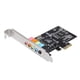 thumbnail image 1 of Tarjeta de expansión PCI-E Express de Meterk, sonido 5.1, 5 puertos, sonido envolvente estéreo para escritorio, color negro, 1 of 7