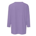 thumbnail image 7 of Delayuji Women's Long Sleeve Cardigan Button Down Solid Color Fashion Casual 3/4 Sleeves Cardigans Sweater For Women, 7 of 7
