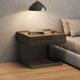 thumbnail image 3 of Mesita de noche flotante: diseño minimalista moderno, gabinete de almacenamiento de lujo para dormitorios de invitados y principales, 3 of 4