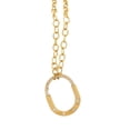 thumbnail image 1 of Collar ovalado dorado de oro laminado, 1 of 7