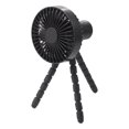 thumbnail image 2 of Ventilador portátil de mano, ventilador Personal recargable con batería de 1800mAh 3-9 tiempo de tiempo de tiempo de de tiempo de trabajo para actividades al Negro Macarena ventilador personal portátil, 2 of 7