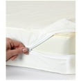 Full Size Bed Mattress Cover Zipper Plastic Dustproof Water Resistant Anti Bug