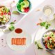 thumbnail image 4 of unbranded 6Ud Platos Reutilizables Para Sashimi Y Sushi En Forma De Concha Con Bordes Elevados, 4 of 8