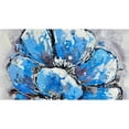 thumbnail image 2 of Begin Pétales Bleus Abstraits - Impression sur Toile par Begin Édition, 2 of 2
