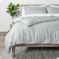thumbnail image 2 of Bare Home Luxury Duvet Cover and Sham Set - Premium 1800 Collection - Ultra-Soft - Full, Heather Pewter, 3-Pieces, 2 of 6