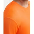 thumbnail image 4 of Hanes 2-Pack Cool Dri Men's T-Shirt Sport Performance Tee Comfort Ribbed Light, 4 of 5