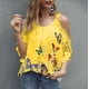 thumbnail image 3 of Tirantes de mariposa mangas huecas camisa de ocio MABOTO Azul XXXXL, 3 of 4
