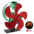 thumbnail image 1 of Zootealy Efficient Heat Circulation Stove Fan with Auto Speed Adjustment - Eco-friendly and Energy-saving - Red/Green Color Option, 1 of 6