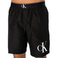 thumbnail image 5 of Calvin Klein Long Waistband Swim Shorts, Black, 5 of 5