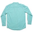 thumbnail image 2 of Whiskey and Oak Mens Plaid Long Sleeve Button Down Shirts 67915-BLK-M (Light Green White, Small), 2 of 2