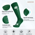 thumbnail image 4 of JASGOOD Baseball Belt and Socks Combo Set for Youth Adult Breathable Softball Socks and Adjustable Elastic Belt, 4 of 7