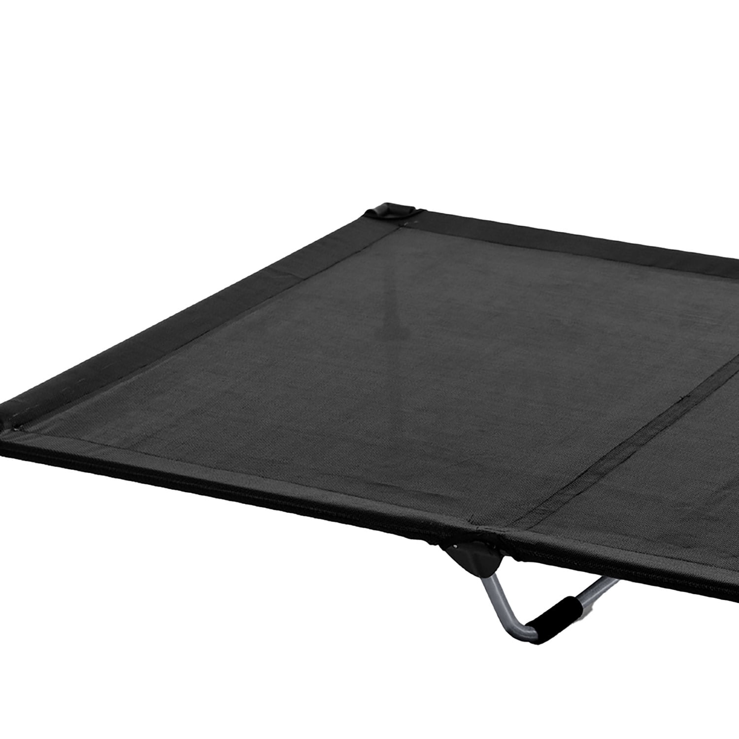 My Duque: COOLA Pet Bed - XLarge - Black, 51 x 34.5" Dog Lounger, Breathable Mesh Fabric, Elevated Structure For Joints, Steel Frame, Animal 119lb Cap