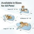 thumbnail image 7 of Galactic Goods Dog Cooling Mat - Washable, Lightweight，Cooling Blanket for Bed Crate, Anti Slip Indoor Dog Cool Pad for Sleeping Summer Pad for Dogs and Cats, 7 of 7