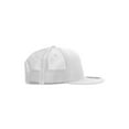 thumbnail image 4 of Decky 5010 Youth 6 Panel High Profile Structured Cotton Trucker Hat-White, 4 of 6