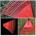 thumbnail image 2 of KAKOWELY 2pcs Plastic Gardening Shrub Rake Sanitation Leaf Rake Cleaning Leaf Rake for Lawns,15.94X"X12.6"X1.77", 2 of 5