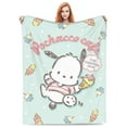 thumbnail image 5 of Pochacco Fleece Blanket Super Soft Cozy Throw Blanket 40"X30", Lightweight Fuzzy Comfy Flannel Blanket Warm Plush Throw Blankets For Couch, Sofa, Bed, 5 of 7