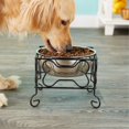 thumbnail image 2 of YML DSB10 Ergonomic Stainless Steel Feeder Pet Bowl for Dogs with Iron Stand, 2 of 2