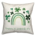 thumbnail image 2 of Creative Products St. Patrick's Day Rainbow 18 x 18 Indoor / Outdoor Pillow, 2 of 3