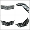thumbnail image 3 of Front Bumper Automotive Grille Chrome Replacement for 2013-2016 SRX Base Luxury Performance Premium Sport Utility 4-Door, 3 of 5