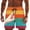 A74 Multicolor, variant on Mifsaly Plus Size Beach Shorts for Men Rooster and Crab Print Swim Shorts Cute Animal Graphic Loose Casual Short Pants Summer Vacation Beachwear with Pockets