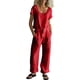 thumbnail image 3 of TaTaai Women's Spring Summer Two Piece Outfit Short Sleeve Round Neck T-Shirt and Cargo Trousers Solid Color Casual Matching Set for Daily Wear Gift, 3 of 9
