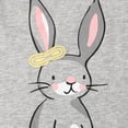 thumbnail image 5 of EnJoCho Children's Tees Toddler Summer T Shirt Little Children Cartoon Rabbit Top Cartoon Pattern Girl Short Sleeve Grey Jacket Trendy Clothing Casual Wear, 5 of 6