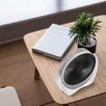 thumbnail image 4 of Toystoory Ventilador de escritorio ABS, Motor eléctrico sin escobillas, funcionamiento silencioso, 2 engranajes, ajustable, giratorio, para el Accesorios para electrodomésticos batería de oro, 4 of 6