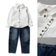 thumbnail image 3 of Niños Niños Niños Camisa De Algodón De Manga Larga Tops Jeans Pantalones Ropa Outfit-119316.03 Likrtyny Caballero, 3 of 9