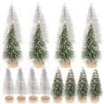 thumbnail image 1 of unbranded 16pcs Model Train Tree Small Tree Decoration Flocked Snowflake Landscape Enhancement Crafters Garden Decor, 1 of 5
