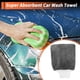 thumbnail image 2 of 2 Pcs Toalla de Lavado de Coche Microfibra Herramienta de Secado de Limpieza de Coche 26x20x1cm Blanca, 2 of 6