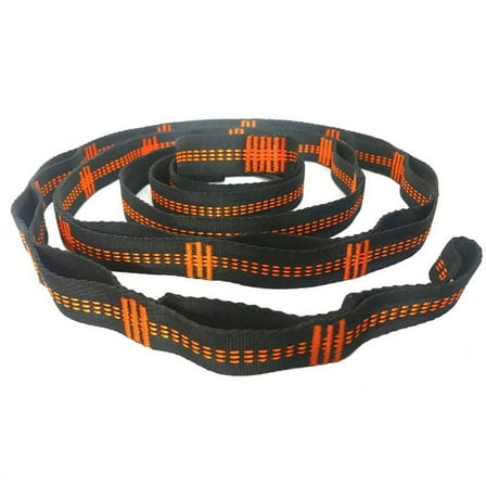 Outdoor Hammock Tree Straps High Load- Nylon Webbing Orange