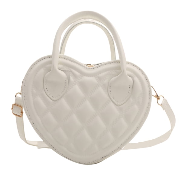Bolso Bandolera Con Forma Corazón Piel Sintética Acolchada para Mujer
