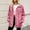Pink, variant on Black**Friday ChaoHeng Denim Coats and Jackets Women's Hem Distressed Denim Jacket,Edgy Long Sleeve Style