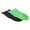 Green-Black, variant on Toboggan Snow Sled for Kids and Adults, 46" Heavy Duty Plastic Open Back Slider with Handles and Hole for Pull Ropes- (Ropes Excluded) Kid and Adult Winter Fun, Green-Black, 2 Pack, by Superio