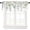 Leaves-3, variant on Eucalyptus Leaf Floral Kitchen Curtain Set, Plant Watercolor Wildflower Spring Botanical Farmhouse Window Valances and Tier Set for Home Living Room Café Décor 54''x18'' & 27''x24''x2, 3 Panels