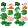 thumbnail image 4 of Mini Miniature Garden Goldfish Decor Lily Frog Ornament Pads Artificial Decoration Resin Water Landscape Ornaments, 4 of 9
