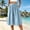 Light Blue, variant on Women's High Waisted Cropped Wide Leg Culottes Elastic Waist Loose Casual Pants with Side Pockets Lightweight Solid Color for Summer Daily Wear(Purple,M)