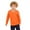 Orange, variant on Toddler Boys Girls Pullover Casual Crew Neck Long Sleeve Outwear Tops Cotton T Shirts Solid Color Tee Shirt,Orange,15