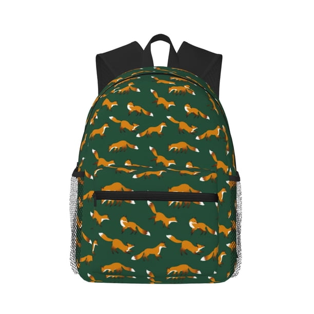 Easygdp Cartoon Fox 1 Mochila Casual para Portátil, Mochila para Escuela, Viajes, Negocios