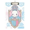 thumbnail image 2 of Plastic Clipboard Acrylic Hanging Clip Board with Gold Low Profile Office School Supplies 12.5x9 Cinnamoroll with Crown and Shield, 2 of 9