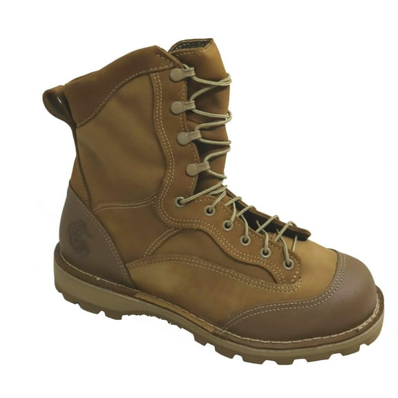 NEW GI USMC Danner Cold Weather RAT Boot—Sloped Collar, Mojave/Brown Made in USA
