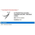 thumbnail image 2 of A/C Manifold Hose Assembly - Compatible with 2000 - 2005 Buick LeSabre 2001 2002 2003 2004, 2 of 2