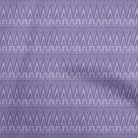 oneOone Velvet Medium Purple Fabric Tribal Dress Material Fabric Print Fabric By The Yard 58 Inch Wide