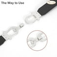 thumbnail image 7 of Women Stretchy Waist Belt Retro Elastic Skinny Belt for Ladies with Gold Buckle, 7 of 7