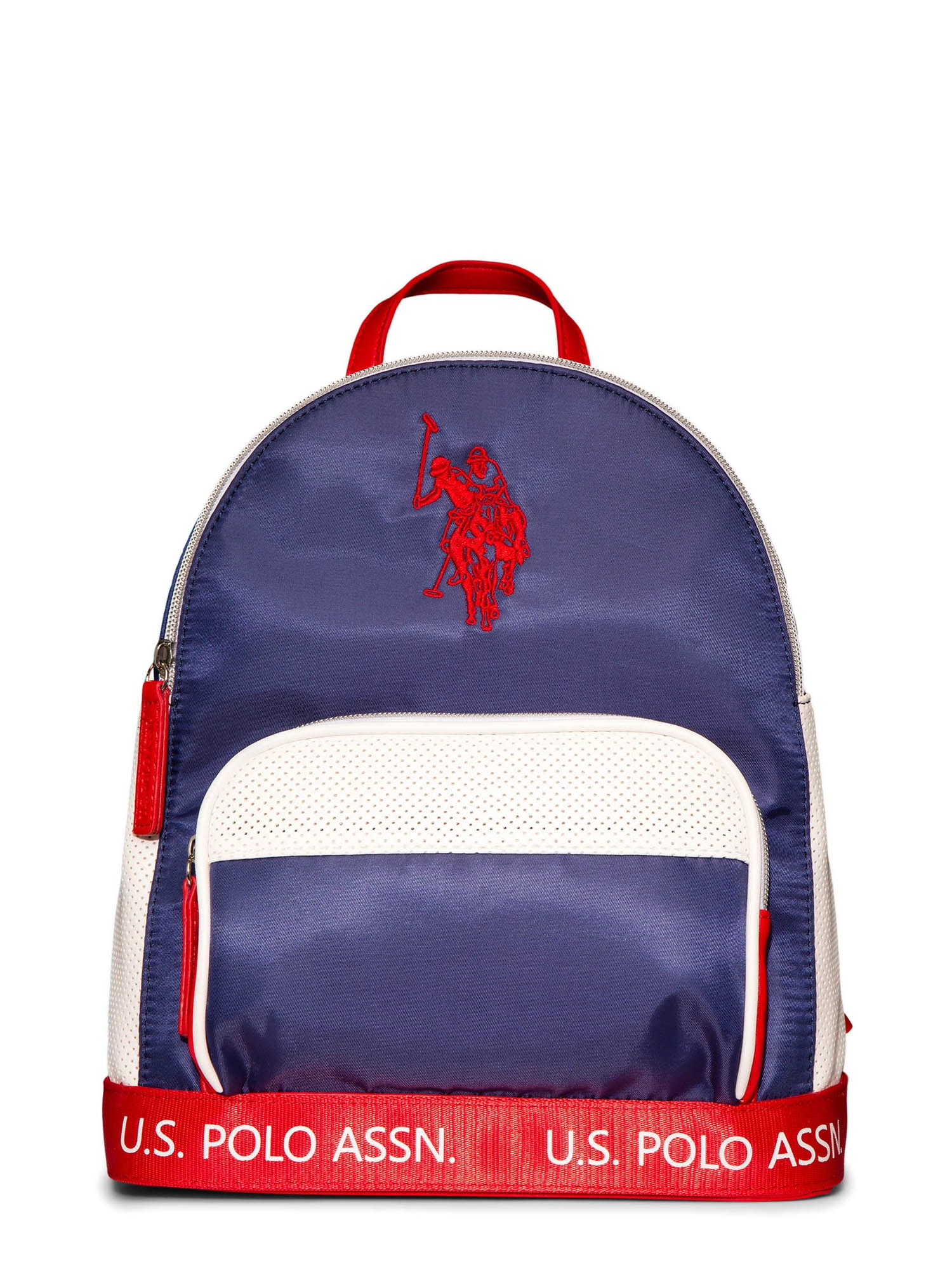 U.S. Polo Assn. Women's Sport Navy Red Backpack - Walmart.com