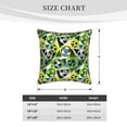 thumbnail image 4 of KLL Football Doodle Decorative Throw Pillow Covers Velvet Soft for Couch Sofa Bedroom Living Room Outdoor - 20"x20", 4 of 8
