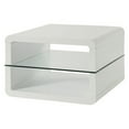 thumbnail image 2 of Coaster Home Furnishings 2-Shelf End Table Glossy White, 2 of 3