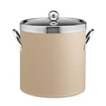 thumbnail image 1 of 3 qt. Contempo Ice Bucket with Chrome Lid, Top Ring & Side Handles, Beige, 1 of 1